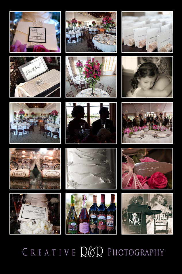 Composite from Kelsey & Chris's Wedding at Ponte Vineyards