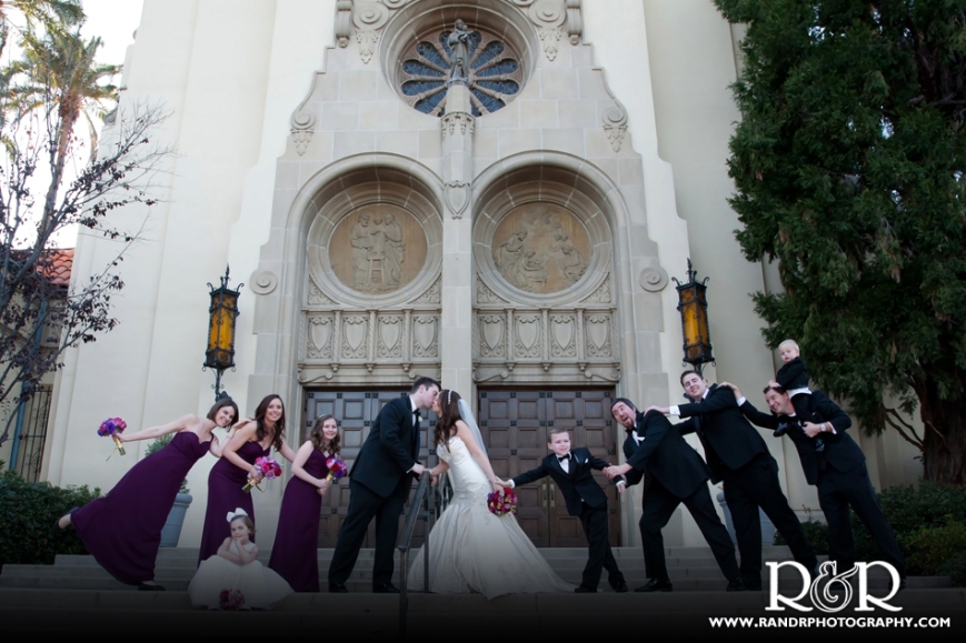 Joly Family Church-Pasadena-Bridal Party